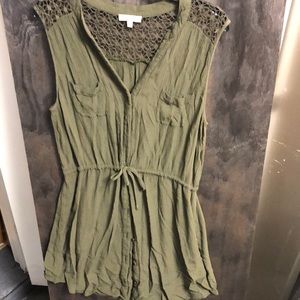 Army green tunic